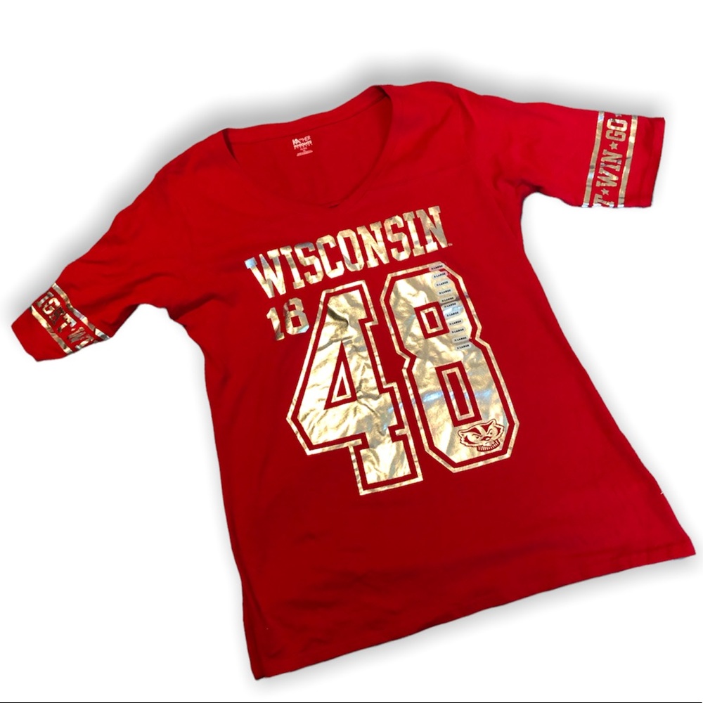 [KA FOR HER KNIGHTS APPAREL] NWOT Ladies Wisconsin Badgers Shirt